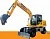 Экскаватор Hengte HT130W